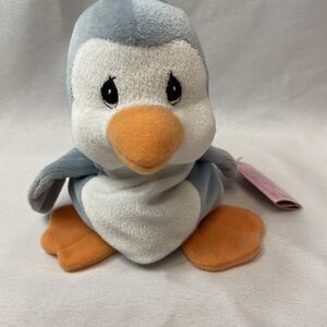 Enesco Precious Moments Tender Tails Penguin With Original Tags 6" 1998Vintage